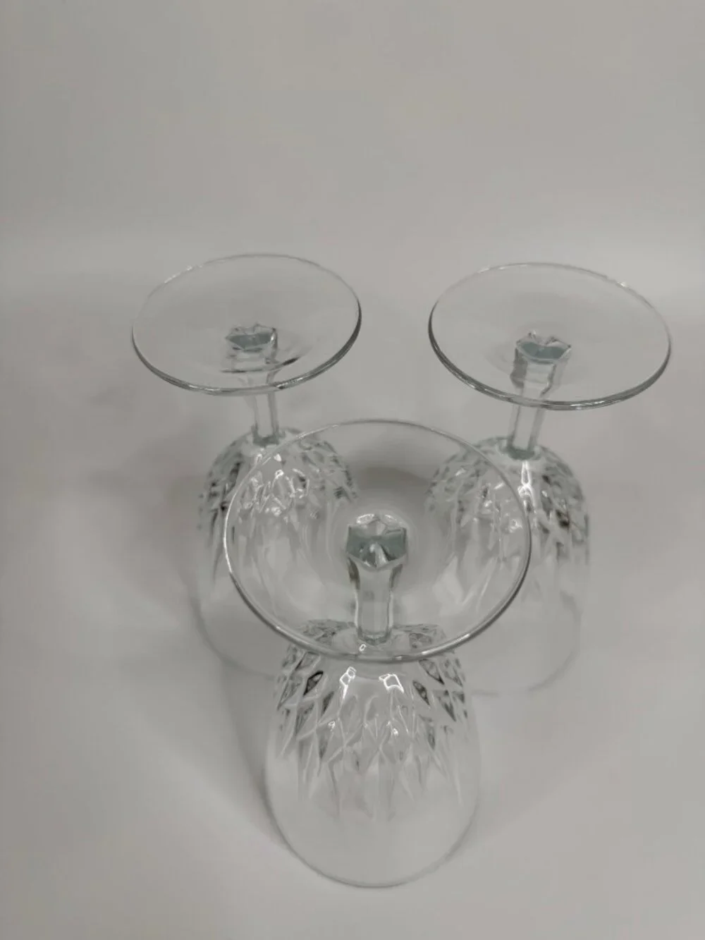 Crystal d'Arques Durand Diamante Clear Water Goblet, 6.25
